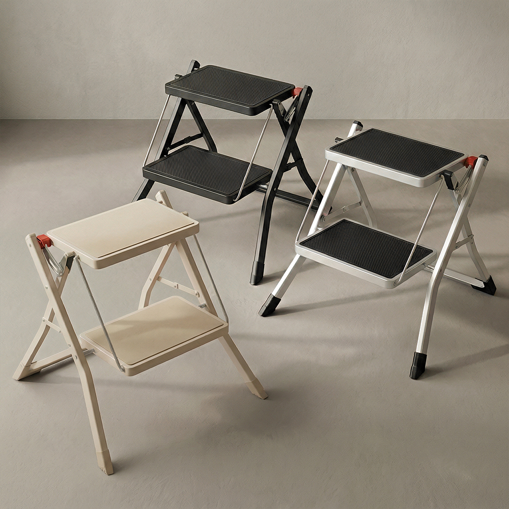 로티홈시스 가정용 사다리 접이식 A형 2단 미니 이동식 작업 발판 계단 광폭 2FL 제품 이미지