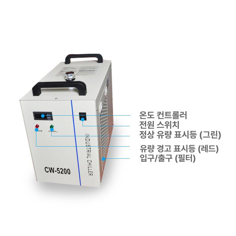 산업용 칠러 성형기 냉각기 냉수기 용접 쿨러 금형 순환 CW5000 단일 채널 - 상세 이미지 5