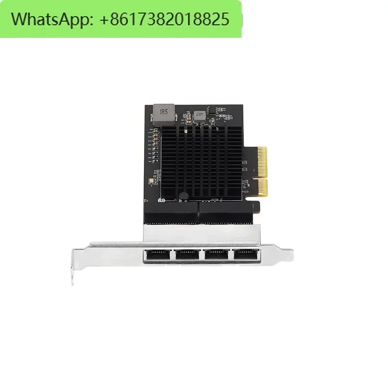 2.5 기가비트 4 포트 PCIe 4x 네트워크 카드 PCI-Express - 10/100/1000M/2.5G 이더넷 Lan NIC 2500mbps RTL8125B 데스크탑 서버