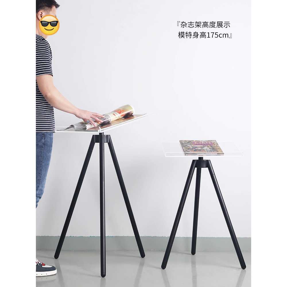 아크릴 잡지 진열대 스탠드 디스플레이 용 독서대 서점 S - 상세 이미지 4