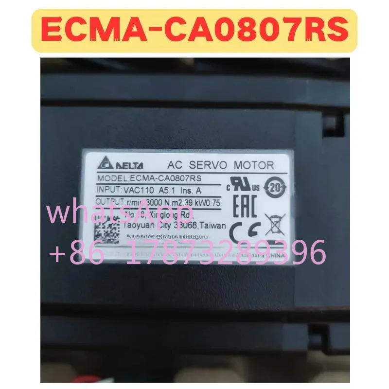 오리지널 ECMA-CA0807RS ECM -CA0807RS 서보모터