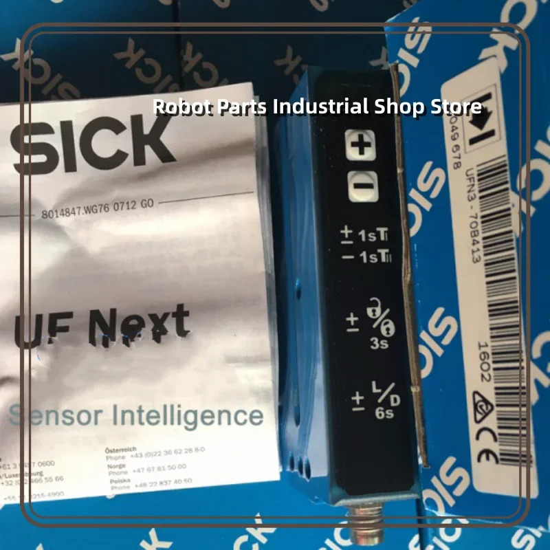 오리지널 SICK UFN3-70B413 투명 라벨 센서