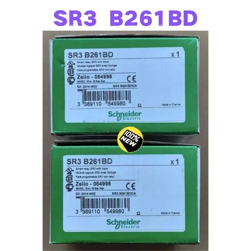 오리지널 SR3B261BD SR3 B261BD 프로그래밍 로직 컨트롤러