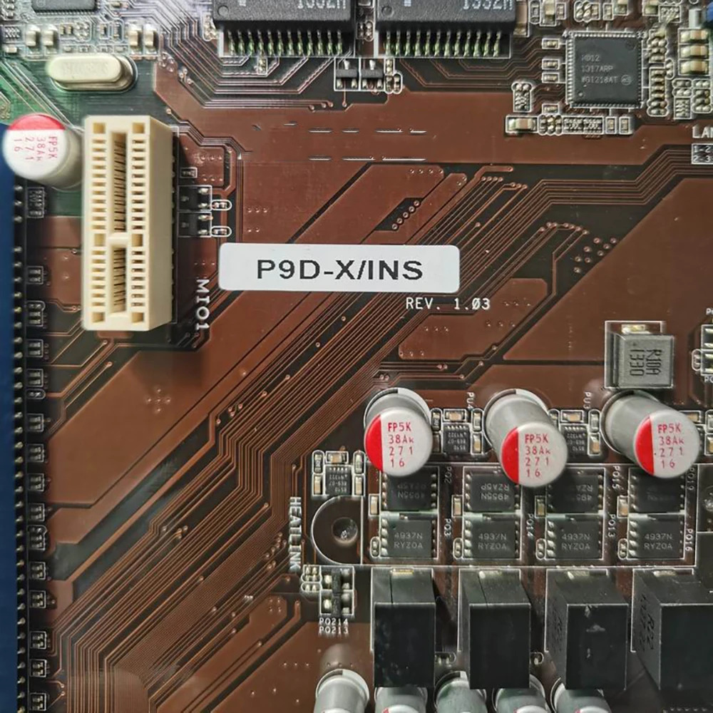 ASUS호환 1150 핀 단일 채널 서버 마더보드 C222 칩 P9D-X/