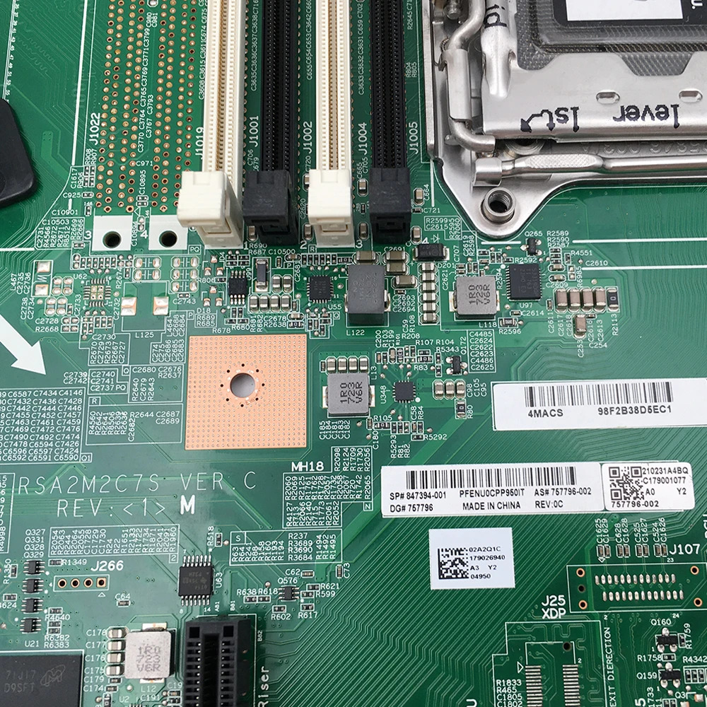 hp호환 ProLiant DL120 G9 서버 마더보드 Xeon E5-2600 시리즈 V3 V4 프로세서847394 -001 757796 -002