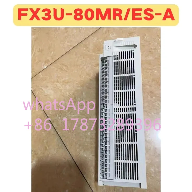 리퍼된 프로그래밍 컨트롤러 FX3U-80MR/ES-A FX3U-80MR ES-A 정상 기능 리퍼 완료 OK