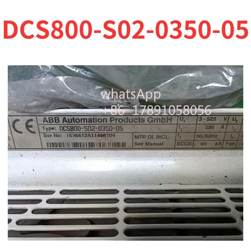 리퍼 DCS800-S02-0350-05 DC 거버너 완료