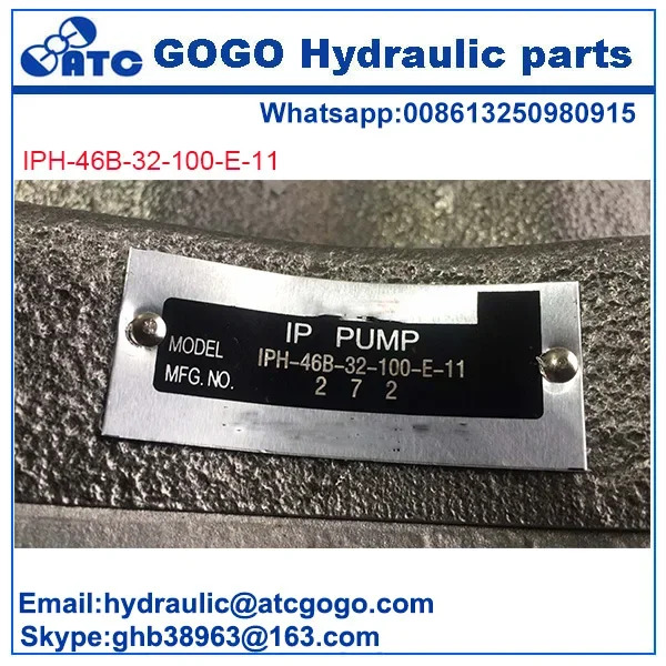 IPH-46B-32-80-EE-11 IPH-46B-25-80/100/125-11 유압 이기어 펌프 사출 성형기