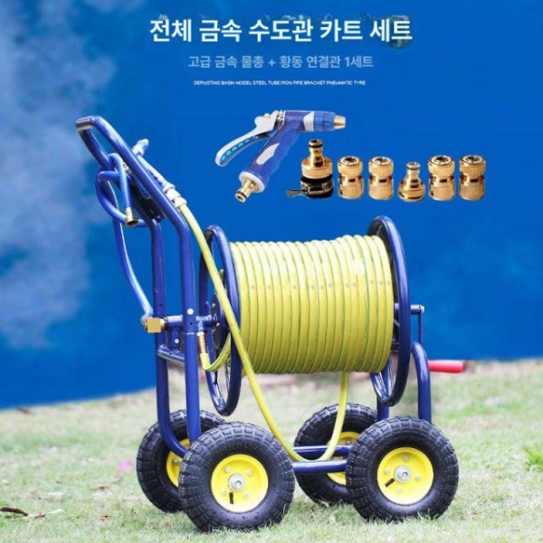 최강 소방용품 호스릴 거치대 정리대 릴호스 소화전 호수 대수차+클램프+2m 4분 5분 - 상세 이미지 5