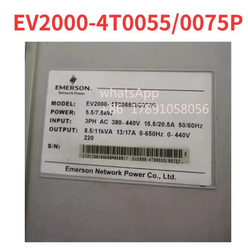 EV2000-4T0055/0075P 주파수 변환기 리퍼 완료