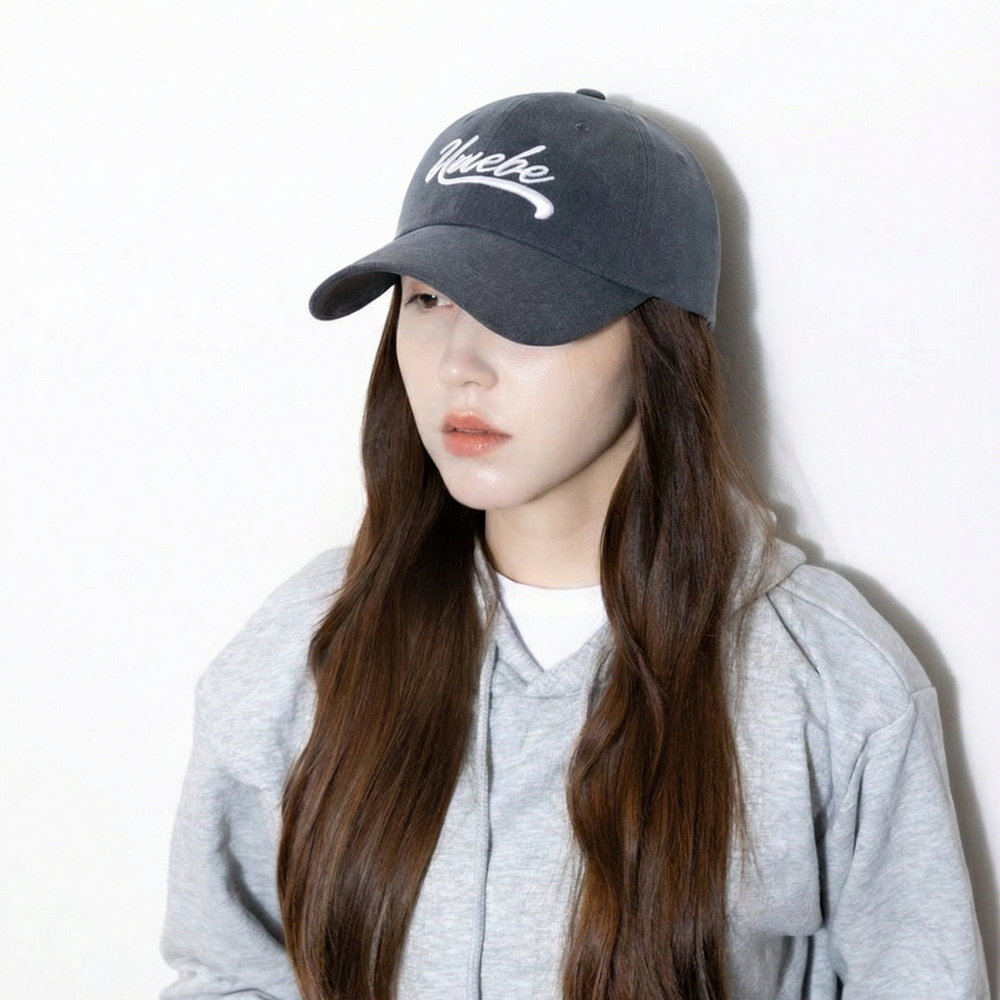 유미비 피그먼트 대두모자 얼굴작아보이는 빅사이즈 깊은 볼캡 캡모자 상품 이미지