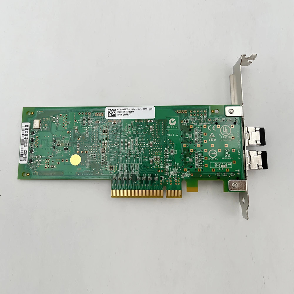 QLOGIC QLE2562-DEL8Gb HBA 0MFP5T 듀얼 포트 광섬유 카드