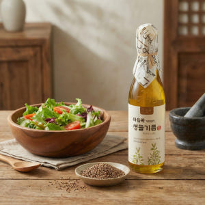 2+1 마음쏙 저온압착 생들기름 350ml 냉압착 통들깨 생들깨 기름 맛있게 먹은 솔직 후기 - 상품 이미지 4