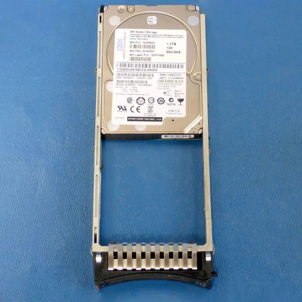 IBM 하드 Gen2 V7000 FRU 1.2T 10K SAS 2.5인치 6GB 00AR327용