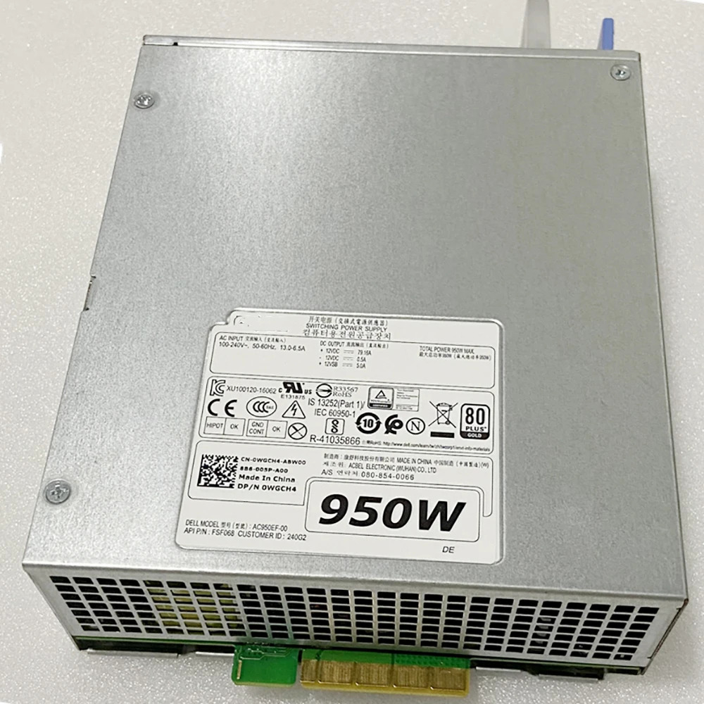Dell T5820 T7820 950W 워크스테이션 전원공급장치 CXV28 D950EF-00 V7594 H950EF-00