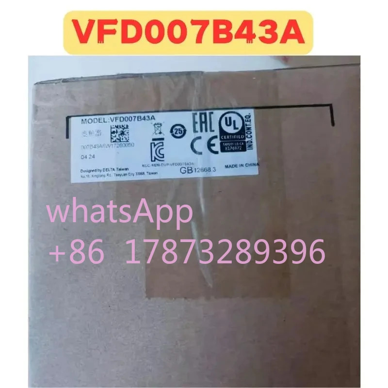 오리지널 VFD007B43A 주파수 변환기