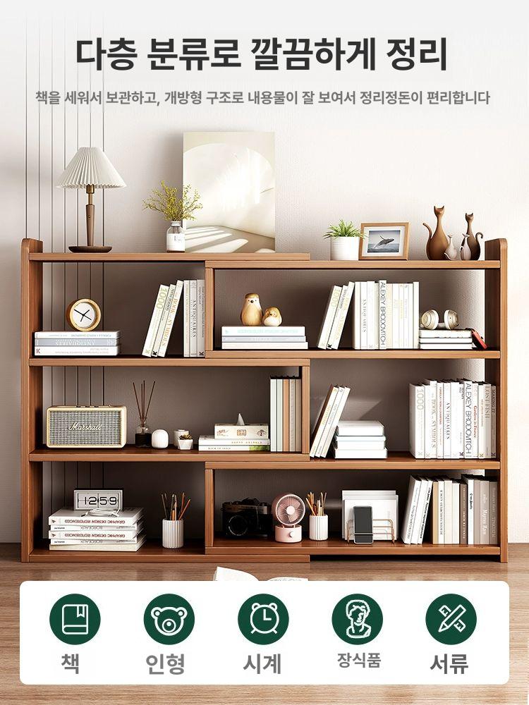 얇은 수납장 폭좁은 책장 선반 캐비넷 슬림장 틈새장 베란다 원목 수납함 주방 - 상세 이미지 3