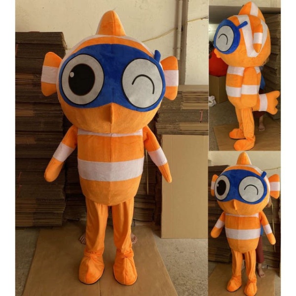최고의 수달 인형탈 물고기 코스튬 개구리탈 공연 의상 코스프레 작은 돌고래 150-180cm - 상세 이미지 4