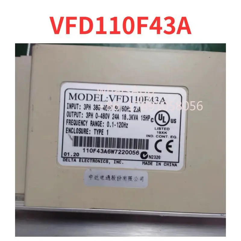 VFD110F43A 주파수 변환기 리퍼 완료