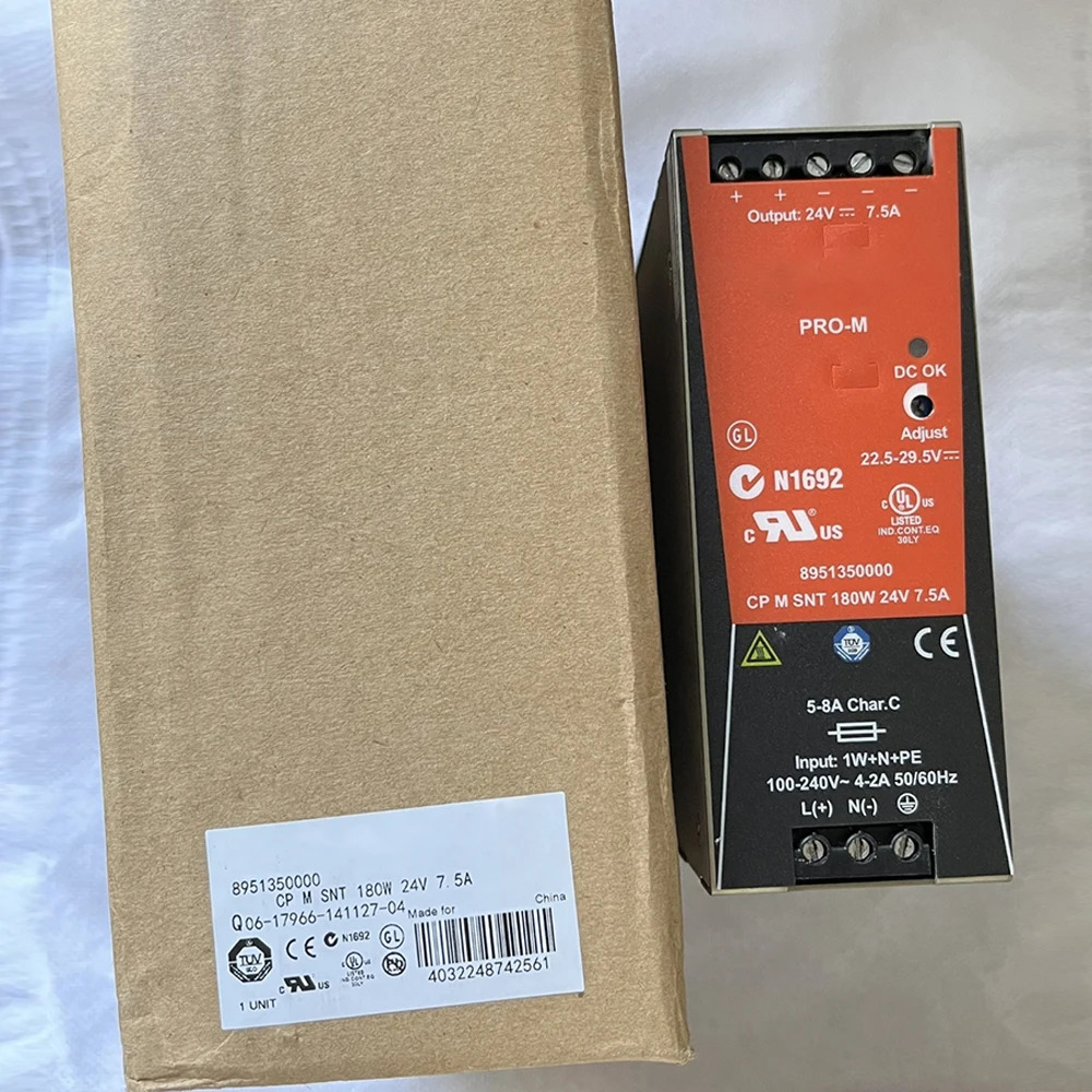 Weidmuller 스위칭 전원공급장치 CP M SNT 180W 24V 7.5A8951350000