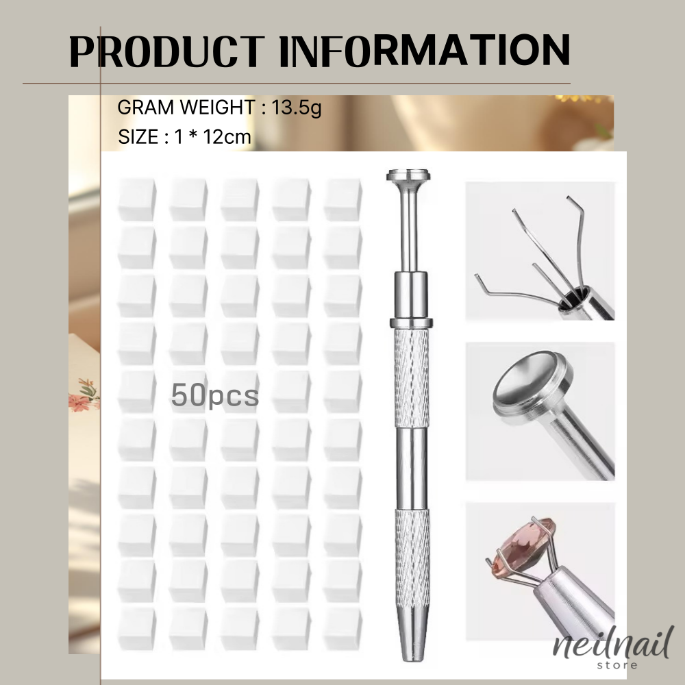 네일 그라데이션 스펀지 이지피커 세트 50pcs - 상세 이미지 3