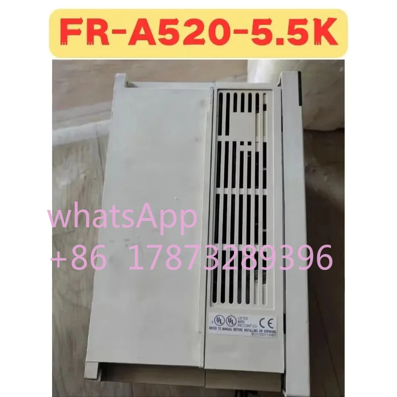 리퍼 주파수 변환기 FR-A520-5.5K FR A520 5.5K 정상 기능 완료 OK