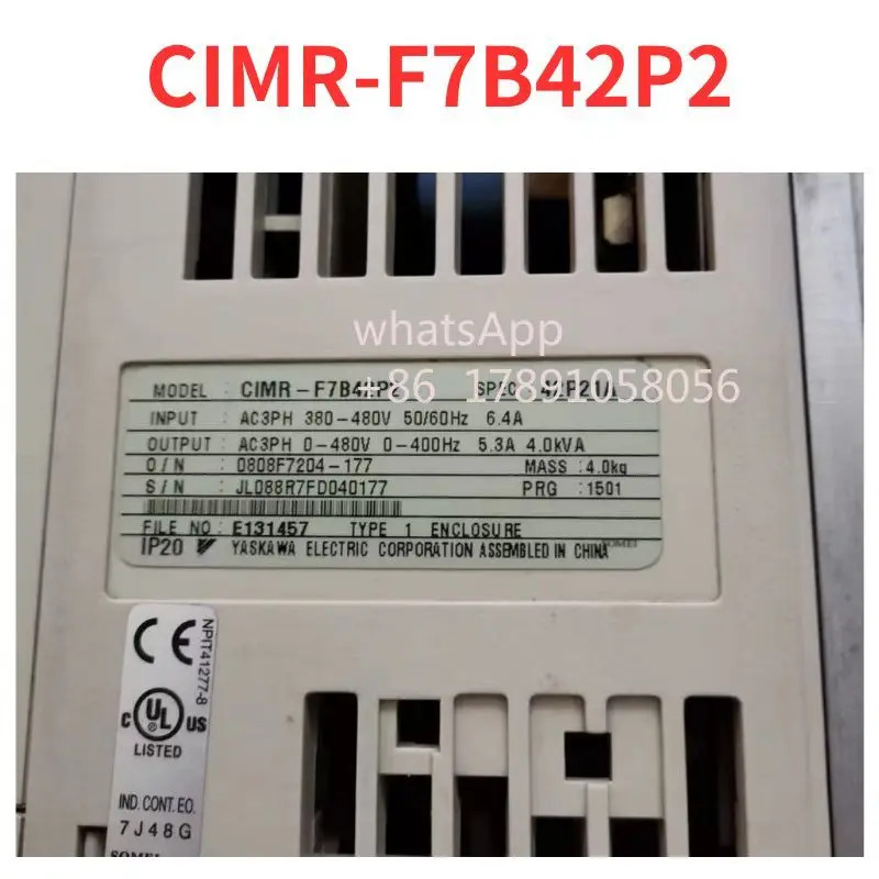CIMR-F7B42P2 주파수 변환기 리퍼 완료