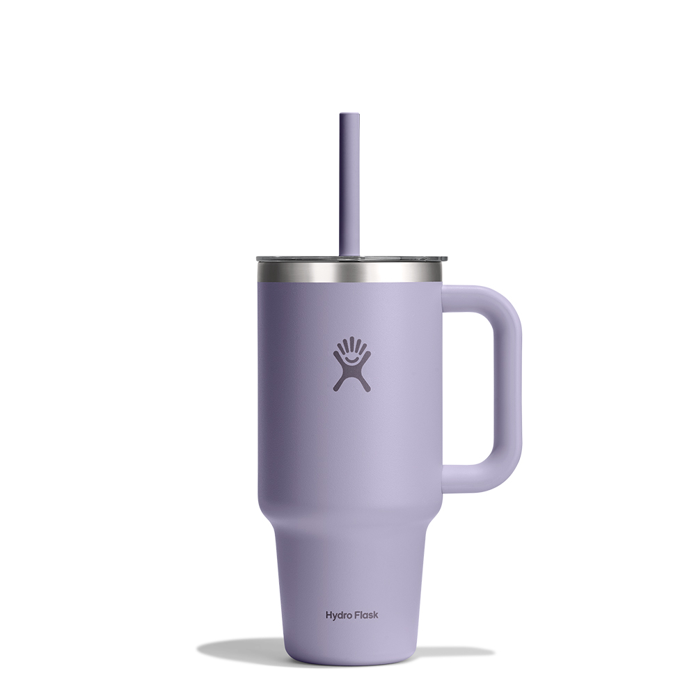 하이드로 플라스크 32온즈 946ml 올어라운드 트래블텀블러 문섀도우 퍼플 클리어리드 - 상품 이미지