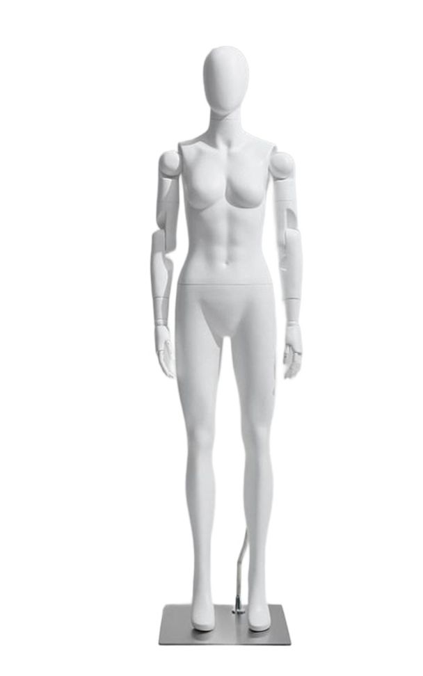 관절 마네킹 의류매장 구체관절 전신 피팅 디스플레이 쇼룸 화이트 - 상품 이미지