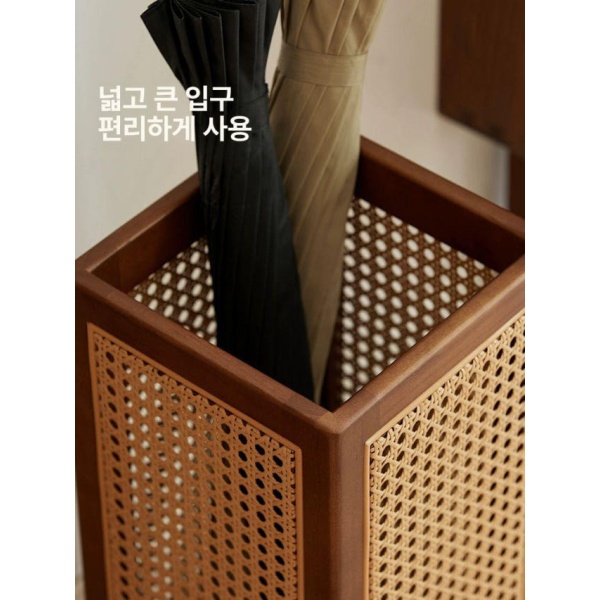 고급 원목 우산보관함 우산거치대 우산정리 우산수납 바구니 우산 수납대 - 상세 이미지 5