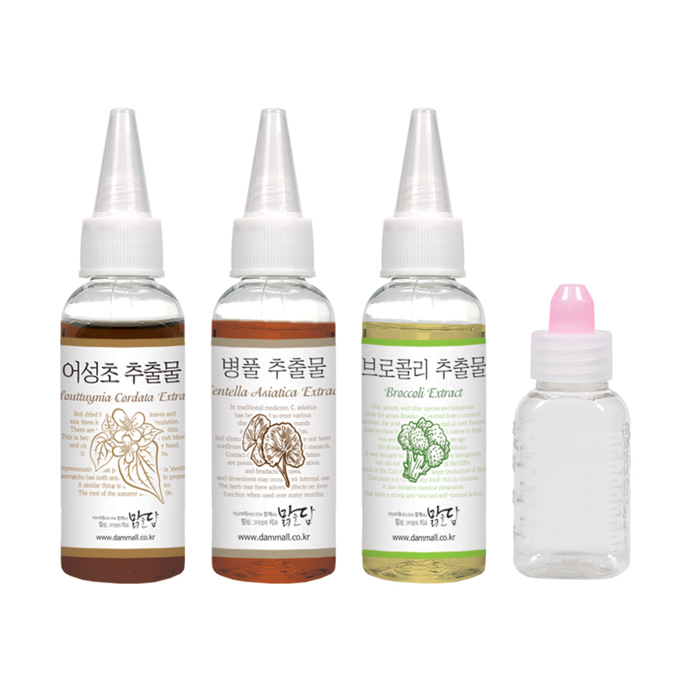 맑을담 찐 어성초 앰플 만들기 4종 키트 + 수분 크림 90ml - 상품 이미지