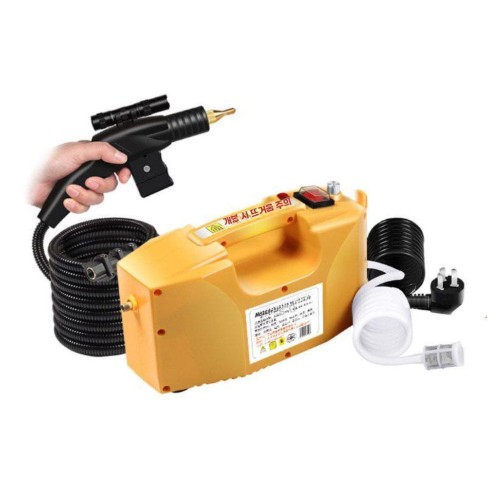 고압 스팀 청소기 고온 스팀청소기 업소용 주방 스팀기 2600W 간단 분사 - 노란색 - 상품 이미지