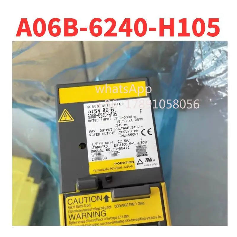 리퍼 A06B-6240-H105 서보 증폭기 유닛 정상 기능