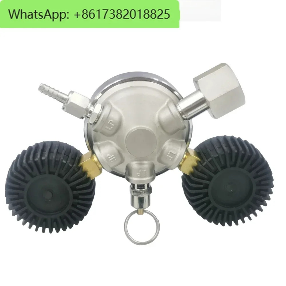 TWELVETAP Keg 조절기 CO2 G5/8 CGA320 Type30 인터페이스 0-100 PSI 작동 압력 0-3000 탱크