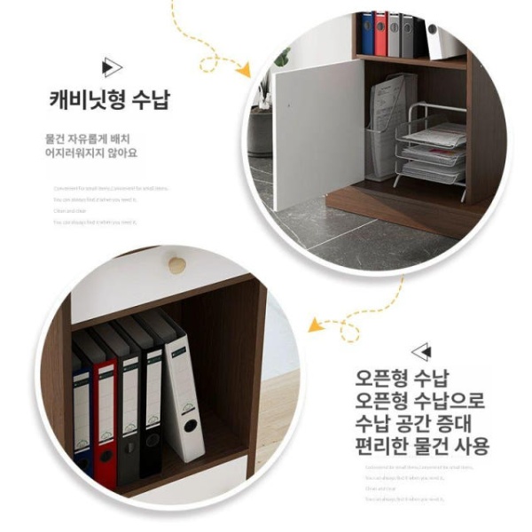 프리미엄 강의대 스탠딩책상 노트북 연단 교단 데스크 교회 강대상 간편 경제상품 서랍 없음 따뜻한화이트 - 상세 이미지 2