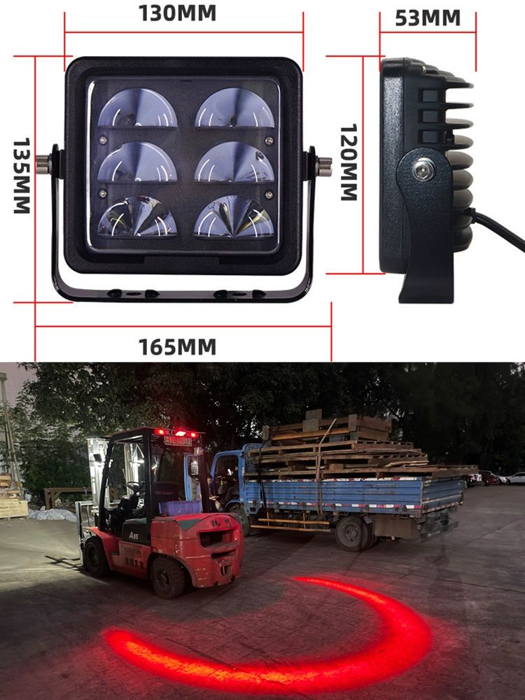 보호램프 안전 BWC64CC4 LED 지게차램프 레드 - 상세 이미지 3