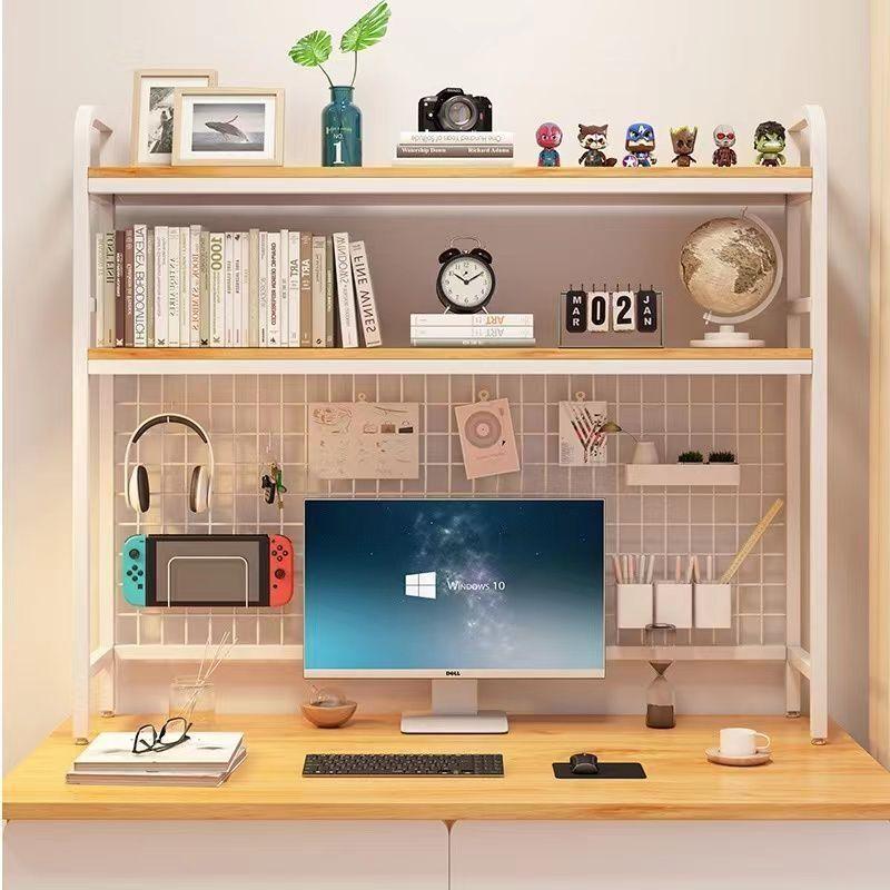 프린터 수납장 데스크 선반 책상용 서랍장 프린트 수납 55 20x98 이층 월넛 블랙 - 상세 이미지 5