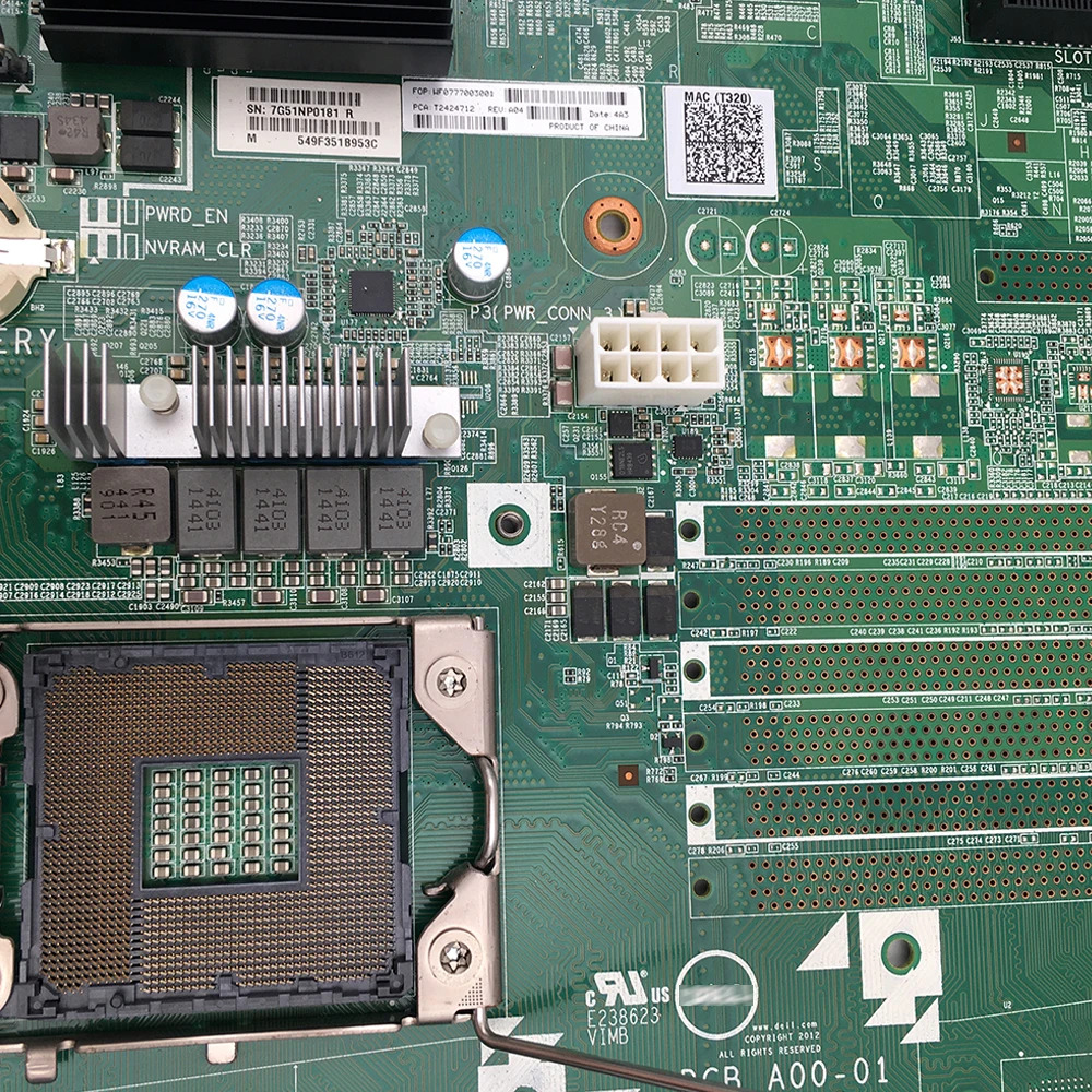 DELL T320 LGA 1356 R7W5M 4DMNN 7MYHN 0R7W5M 04DMNN 07MYHN서버 마더보드