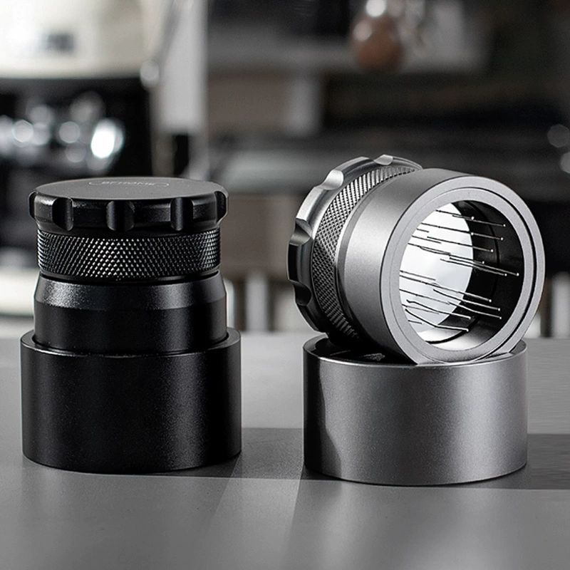 커피 원두 디스트리뷰터 침칠봉 53mm 51mm 채널링방지 푸쉬 툴 템핑 카페 탬퍼 분말 - 상세 이미지 3