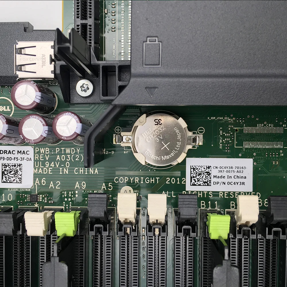 Dell PowerEdge R720 서버 마더보드완전 리퍼 VWT90 JP31P C4Y3R
