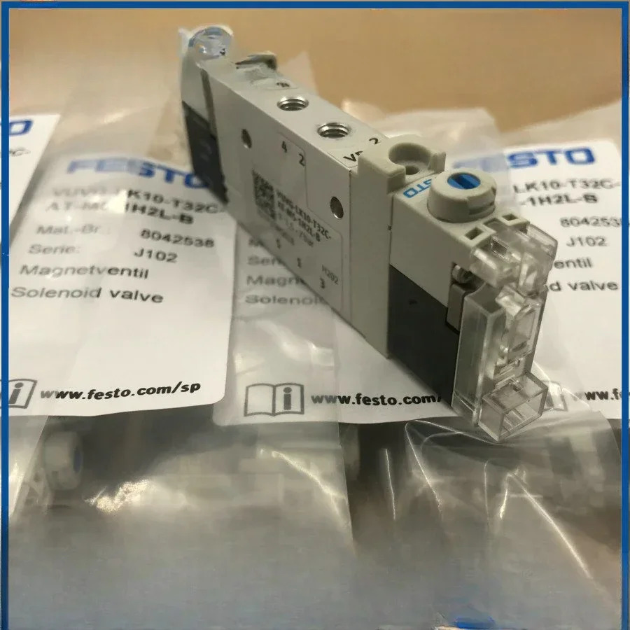 Festo 솔레노이드 밸브 VUVG-LK10-T32C-AT-M5-1H2L-B/S 납품 8042538