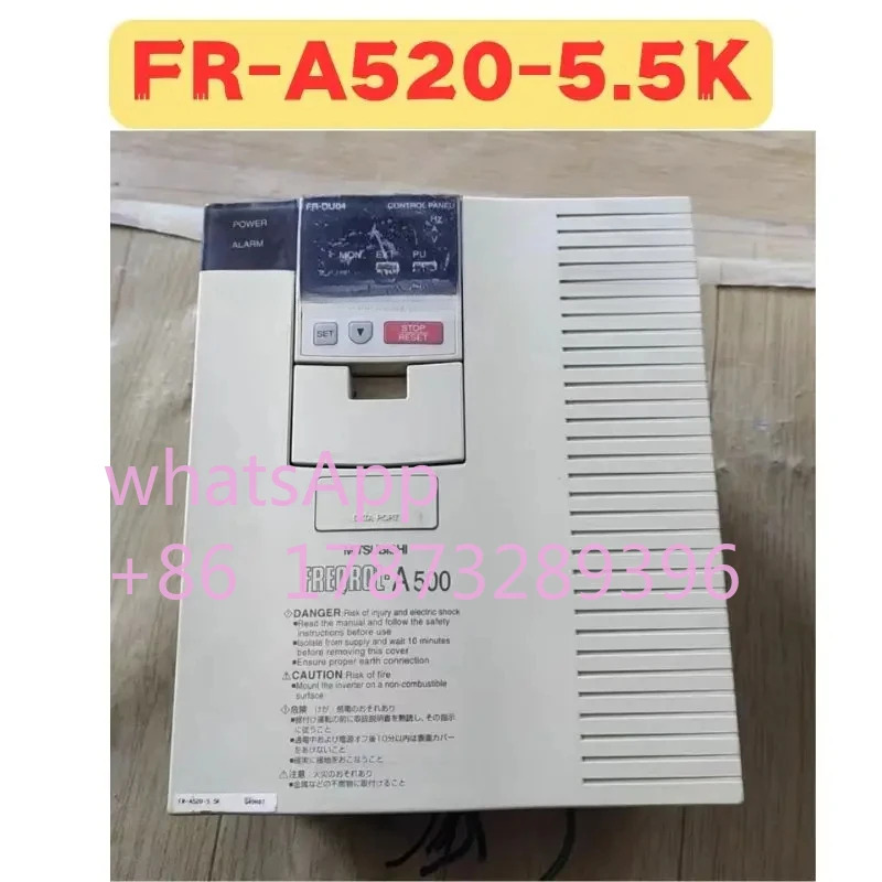 리퍼 주파수 변환기 FR-A520-5.5K FR A520 5.5K 정상 기능 완료 OK