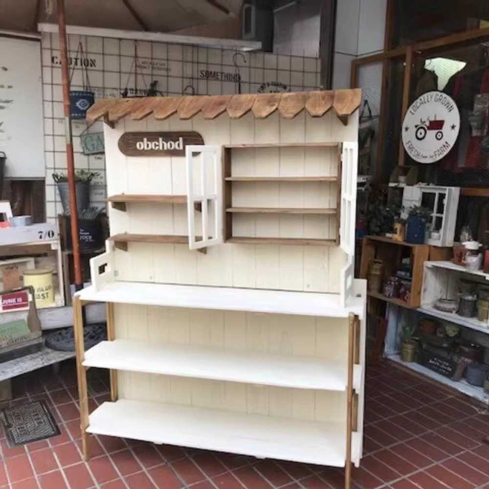 가드닝 테이블 원예 다이 공예 식물 야외용 분갈이 화이트 빈티지 작업대 소형 풀세트 이미지 8