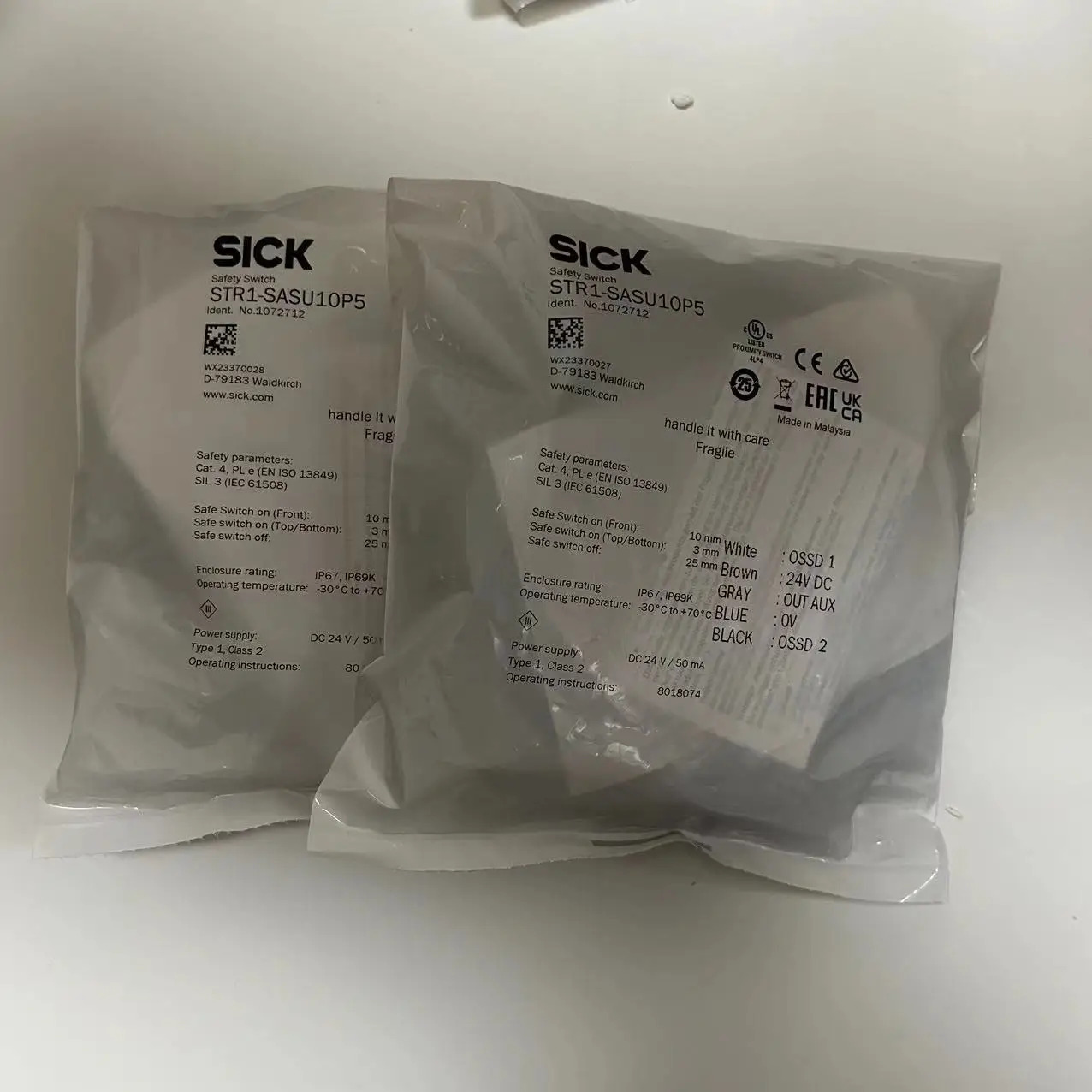 SICK STR1-SASU10P5 1072712 1073214 1072707 1073203 1069563 안전 스위치