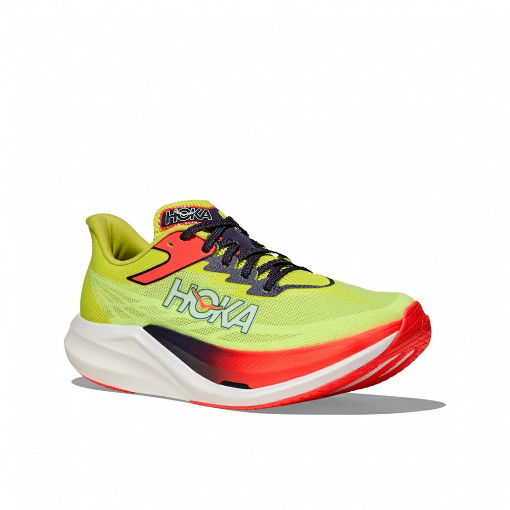 호카 로켓 X 3 남성 런닝화 스탠다드 엘로우 1168724