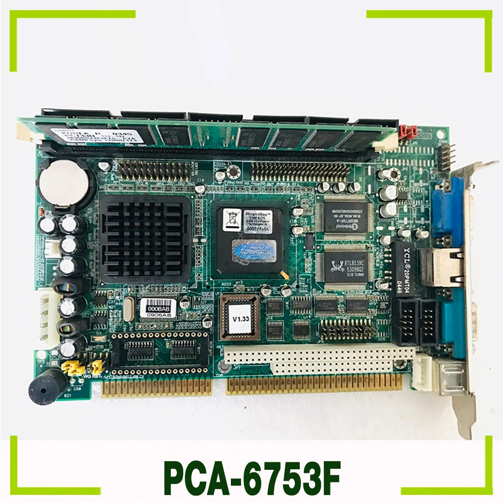어드밴텍 PCA-6753 RevISA 절반 길이 카드 산업제어 장비 기계 마더보드 A2 PCA-6753F