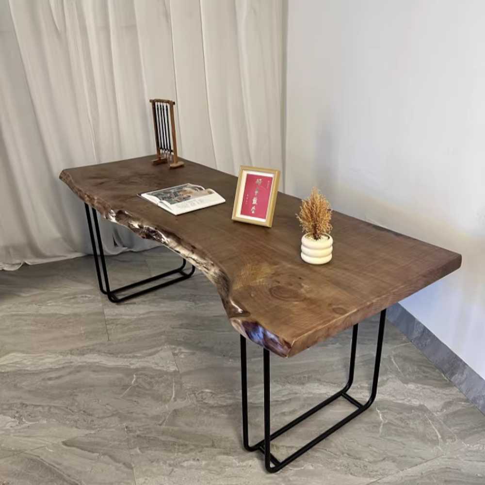 통원목 테이블 고재 엔틱 빈티지 대형 긴 맞춤제작 120x60x75cm/판두께 4.7cm 이미지 6