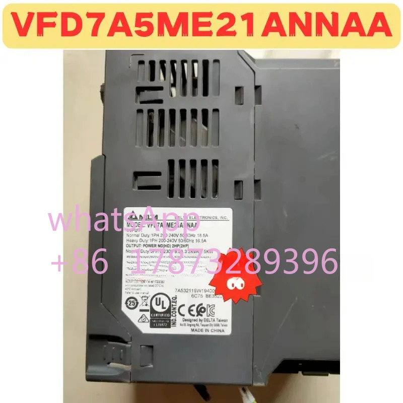 리퍼 주파수 변환기 VFD7A5ME21ANNAA 정상 기능 완료