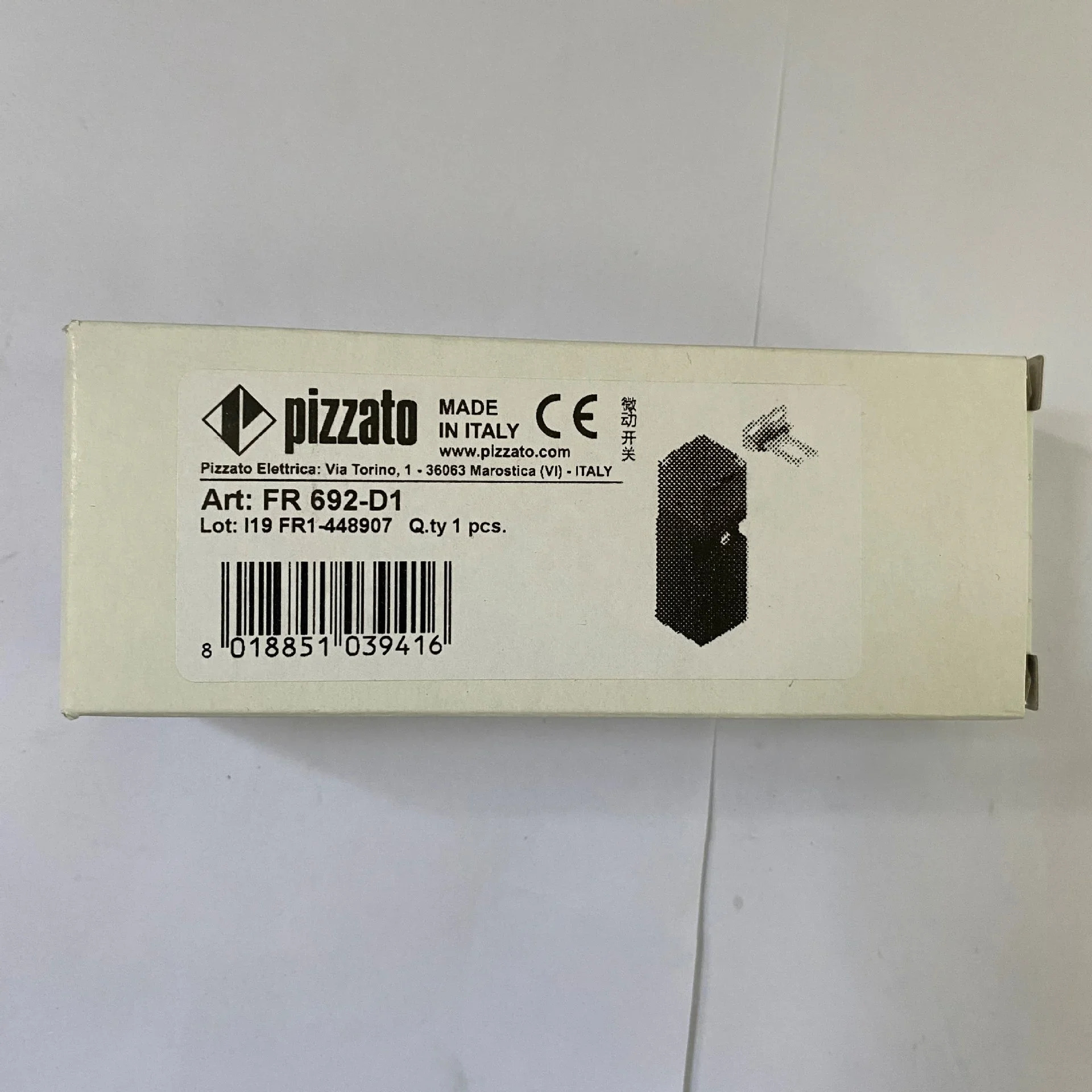 오리지널 Pizzato Limited 스위치 FR 692-D1