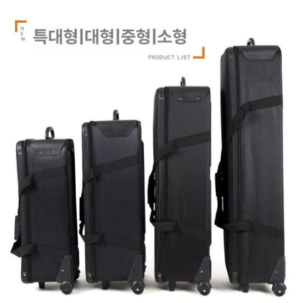 프리미엄 바퀴 달린 캐리어 장바구니 폴딩 담다 시장가방 케리어 CB-03D 소형 78x30x29cm - 상세 이미지 2